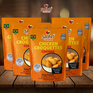 Saint Coxinha's Family Recipe - Coxinha - Just Warm it!  (5 packs)