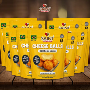 Saint Coxinha's Family Recipe - Cheese Balls - Just Warm it! (10 packs)